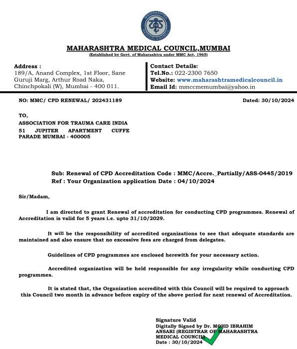 ATCI MMC Accreditation Renewal 2024
